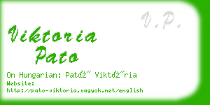 viktoria pato business card